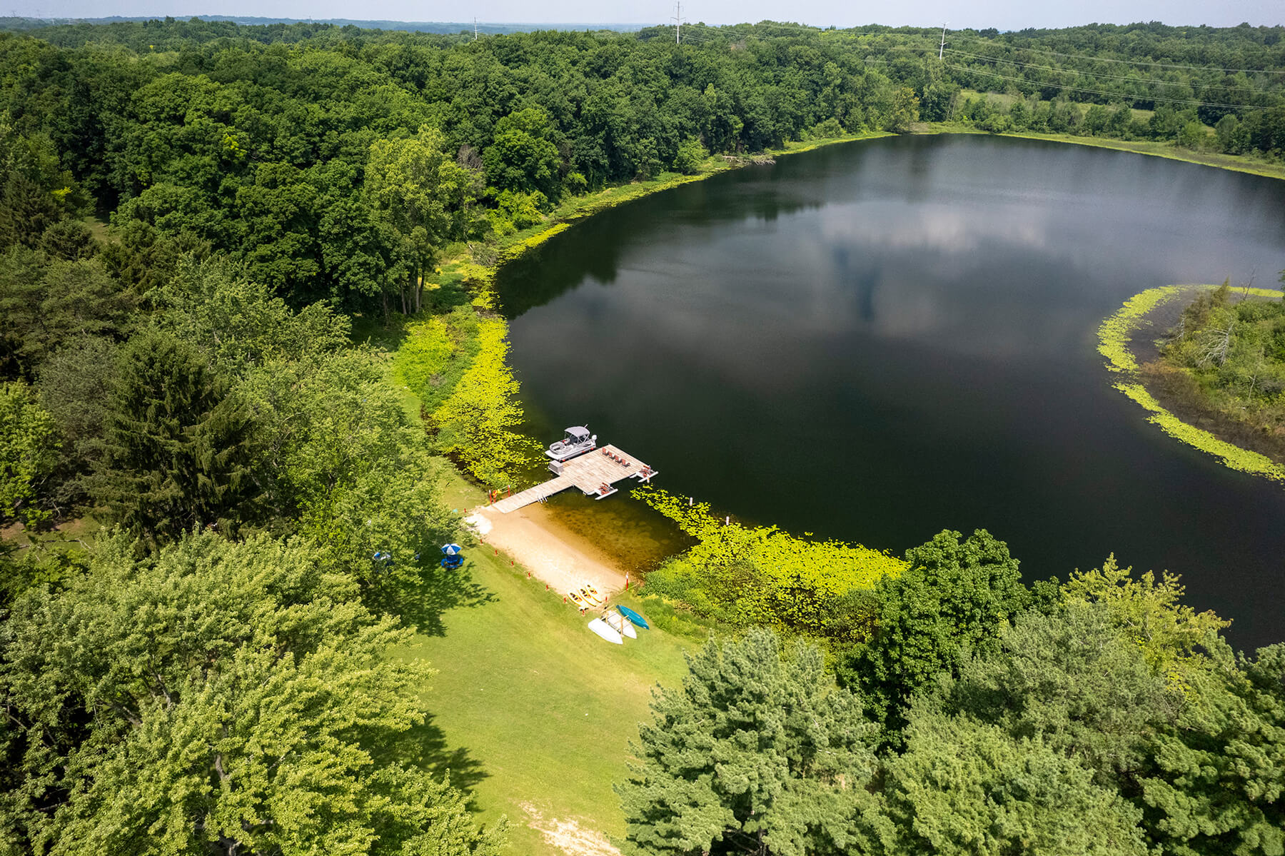 Aerial view of Maryville Retreat Center
